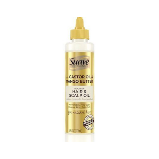 Suave Castor Oil & Mango Butter Hair & Scalp Oil