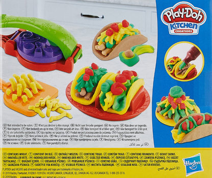 Play-Doh Kitchen Creations Taco Time Play Food Set for Kids ( non- toxic Colors)