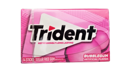 Trident refreshingly long lasting Bubblegum