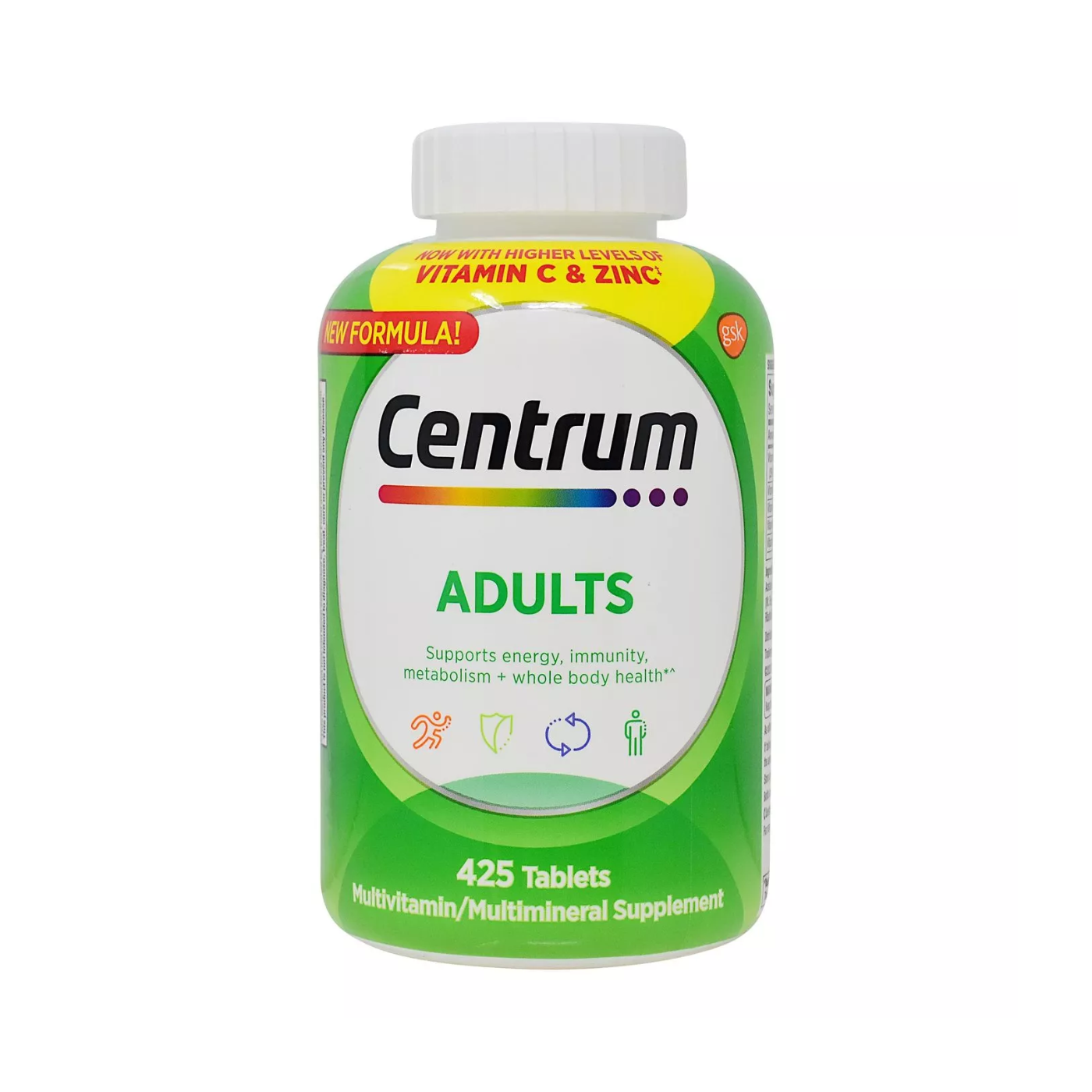 Centrum Adulto Multivitamina/ Suplimento Multimineral 425tbs