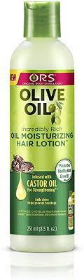 ORS Olive Oil Hair Lotion with castor oil