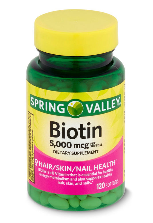 Spring Valley Biotin 5000 mcg