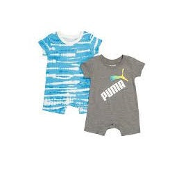 PUMA Newborn Boy 2pc Bodysuit Set