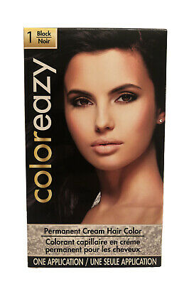 Coloreazy Permanent Cream Hair Color black (1)